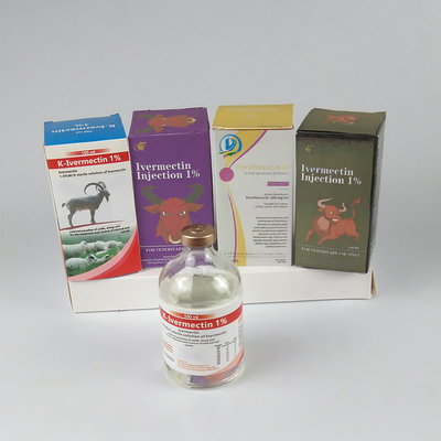 داروهای تزریقی دامپزشکی ایورمکتین 1% تزریقی برای بیماریهای انگلی گاو و خوک 50ml 100ml