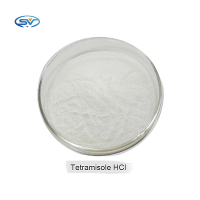 دامپزشکی Factory Supply CAS 5086-74-8 Tetramisole HCl درجه پزشکی آنتی بیوتیک های محلول در آب