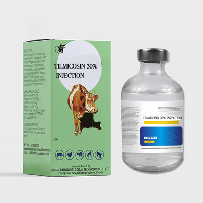 داروهای تزریقی دامپزشکی گاو تیلمیکوزین فسفات زیر جلدی تیلمیکوسین تزریقی 30% CAS108050-54-0