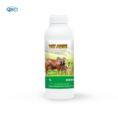 محلول خوراکی دارو ویتامین AD3E محلول خوراکی برای اسب، گاو، گوسفند، بز، خوک، سگ، گربه، خاخام