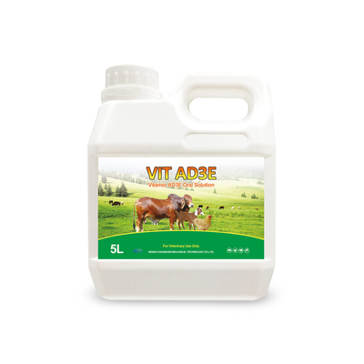 محلول خوراکی دارو ویتامین AD3E محلول خوراکی برای اسب، گاو، گوسفند، بز، خوک، سگ، گربه، خاخام
