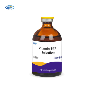 داروهای تزریقی دامپزشکی Sheep Inj Vit B12 ویتامین B12 مکمل تزریقی ویتامین برای اسب گاو