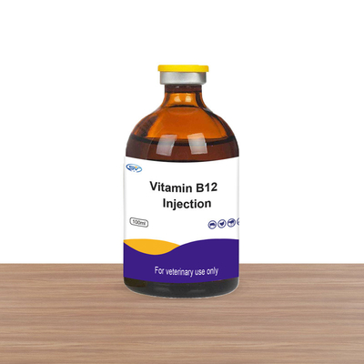 داروهای تزریقی دامپزشکی Sheep Inj Vit B12 ویتامین B12 مکمل تزریقی ویتامین برای اسب گاو