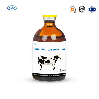 داروهای تزریقی دامپزشکی OEM تزریق ویتامین Ad3e برای اسب های گاو حیوانات