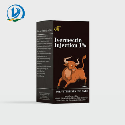 Ivermectin 1٪ تزریق داروهای تزریقی دامپزشکی تزریق دافع حشرات برای گاو