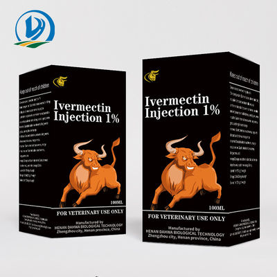Ivermectin 1٪ تزریق داروهای تزریقی دامپزشکی تزریق دافع حشرات برای گاو