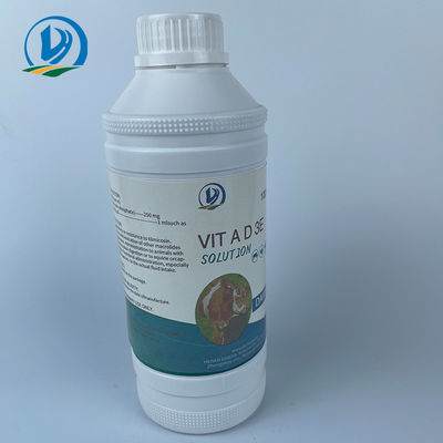 USP EP JP Vitamin AD3E محلول خوراکی 500ml 1000ml For Animal